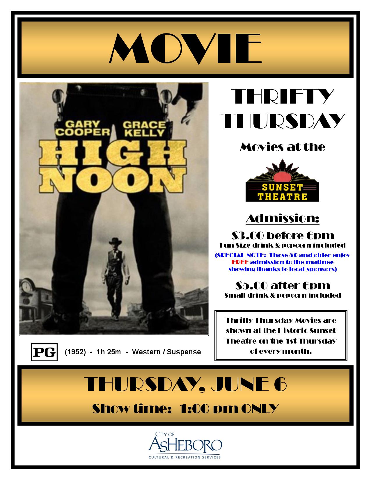 Movie Thrifty Thursday June 6